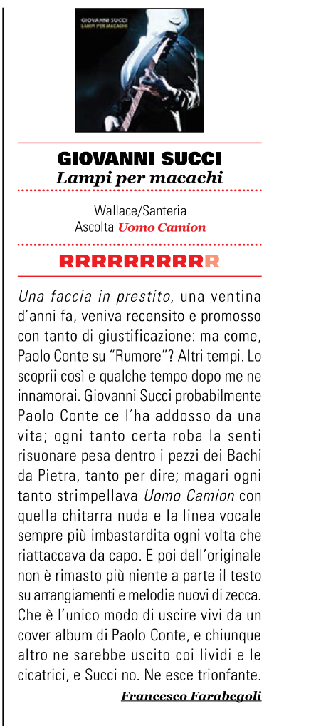 Lampi Per Macachi Rumore Dicembre 2014